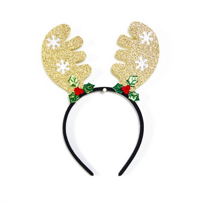 Obruč za kosu od roga sobova Božićna dječja traka za glavu Pokrivala za dječju božićnu kostimiranu zabavu