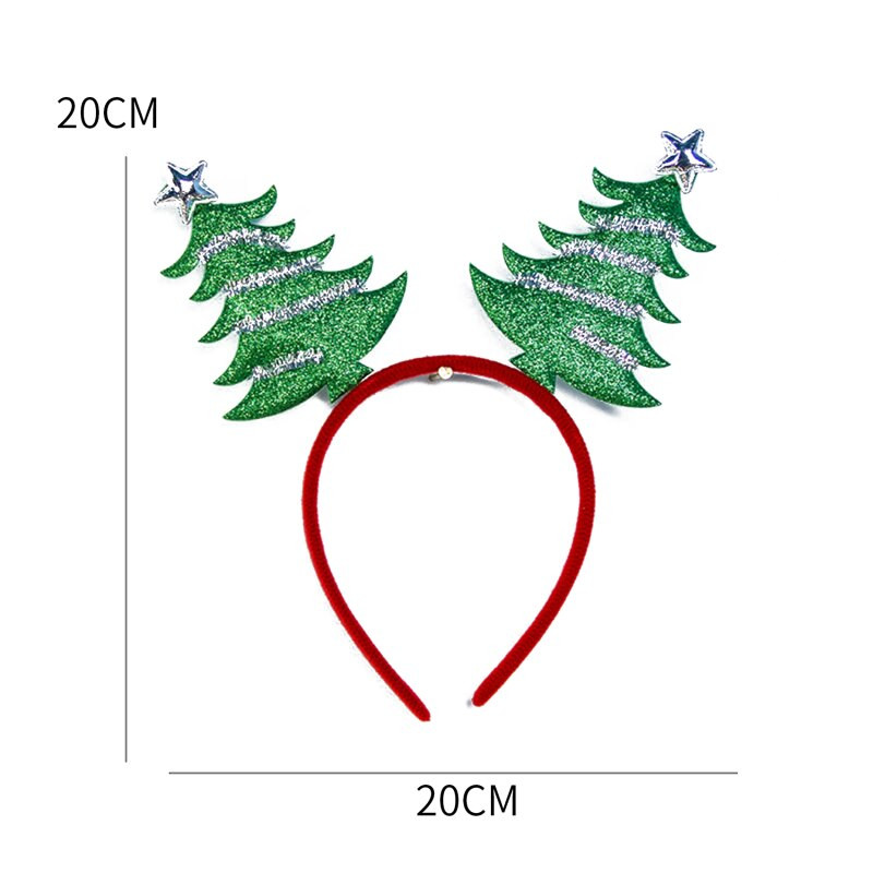 Obruč za kosu od roga sobova Božićna dječja traka za glavu Pokrivala za dječju božićnu kostimiranu zabavu