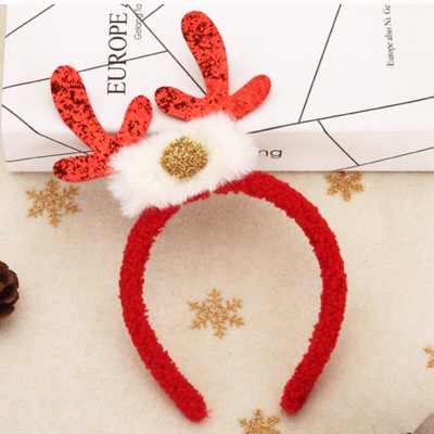 Obruč za kosu Nova godina Jelenji rogovi Trake za glavu Rekvizit Božićni kostim Party Sretan Božić Dekoracije doma