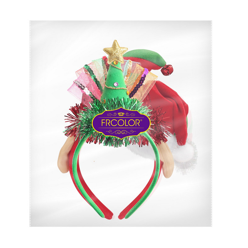 Božićna kapa Trake za glavuSanta Traka za kosu Traka za glavu Dječja odjeća Obruči za drvce Vilenjak Mraz Ženska pokrivala za glavu Dodaci Trake Traka za kosu za odrasle