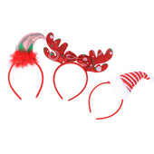 3PCS Rogovi Mraz Djed sob Božićni dodaci za kosu Trake za kosu za Božićni kostim