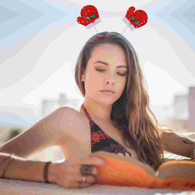 Kalėdiniai elnio plaukų galvos apdangalai galvos apdangalai plaukų juosta Blizgučiai lankai Galvos tvarsčiai Briedžio ragai Elnio gyvūno snaigės