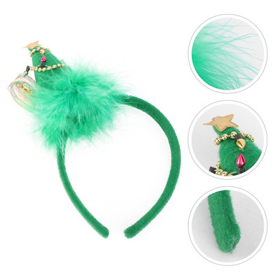 Božićno drvce Trake za kosu Obruč Traka za glavu Šešir Traka za kosu Dodaci Obruči Boppersadult Slatka glava Blagdanska kapa za glavu