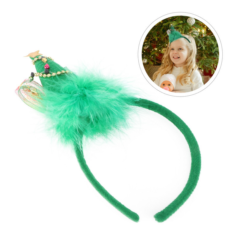Jõulupuu Juuksepaelad Hoop Peapael Müts Juuksepael Aksessuaarid Hoops Boppersadult Cute Head Pühade Topper peakate