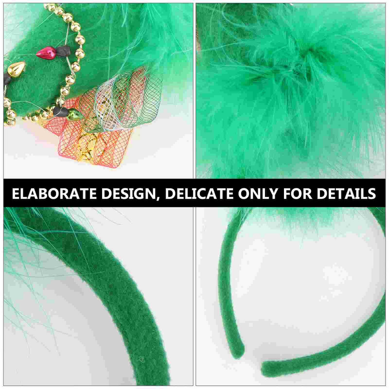 Jõulupuu Juuksepaelad Hoop Peapael Müts Juuksepael Aksessuaarid Hoops Boppersadult Cute Head Pühade Topper peakate