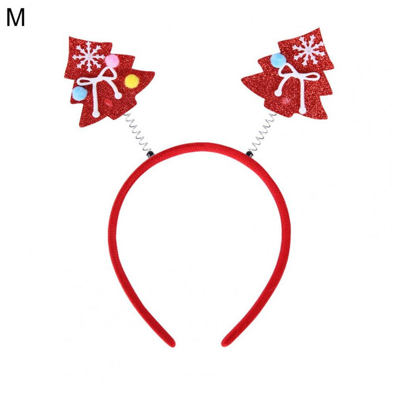 Kalėdinis galvos apdangalas Kelių stilių kalėdinis galvos apdangalas Laiškas Snowflake Children Hair Hoop