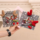 Jõulupeapaelad naistele / Tüdrukute jõulupeapael Põhjapõdrasarve juuksepael / lõbusad jõulupuu ja sarvedega peakatted