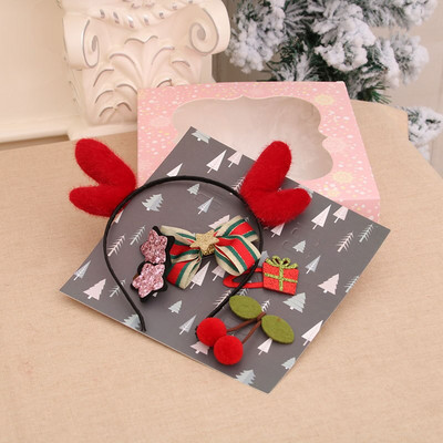 Jõulupeapaelad naistele / Tüdrukute jõulupeapael Põhjapõdrasarve juuksepael / lõbusad jõulupuu ja sarvedega peakatted