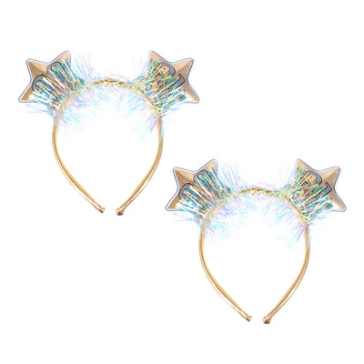 2 gab Galvassegas Matu lentes Matu stīpas Galvassegas Dubultzvaigzne Unikāls romāns Interesanti Matu Rotaslietas Svētku rekvizīti Jaunajam gadam