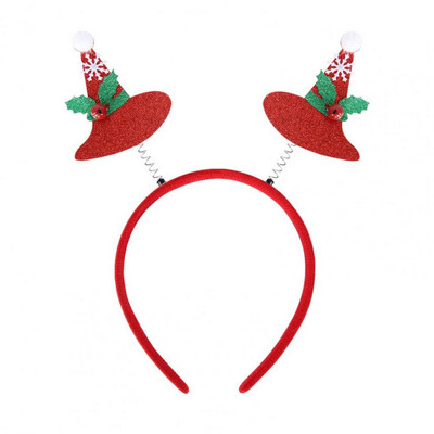 Rafinat drăguț mic de primăvară anti-alunecare bentiță de Crăciun bentiță elastică de Crăciun margine netedă pentru petrecere cosplay