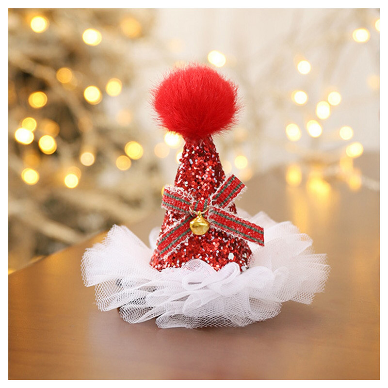 Božićna svjetlucava svjetlucava ukosnica Izdržljiv netoksičan materijal Dugotrajna boja Slatki dodatak za kosu za mlade djevojke