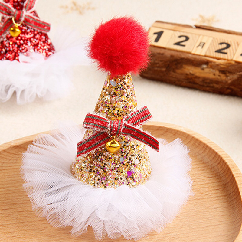 Božićna svjetlucava svjetlucava ukosnica Izdržljiv netoksičan materijal Dugotrajna boja Slatki dodatak za kosu za mlade djevojke