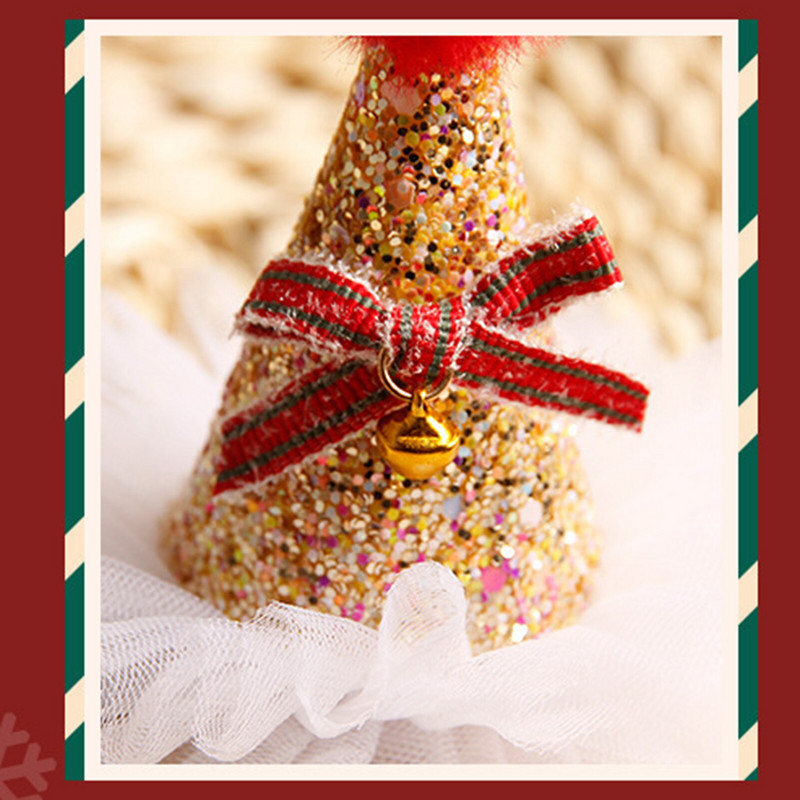 Božićna svjetlucava svjetlucava ukosnica Izdržljiv netoksičan materijal Dugotrajna boja Slatki dodatak za kosu za mlade djevojke