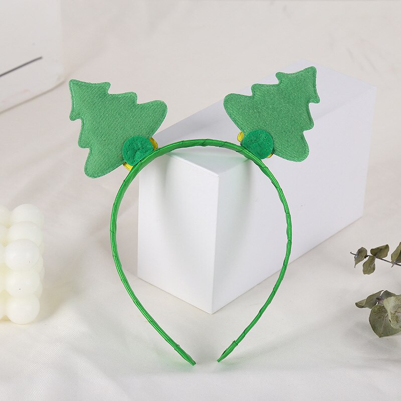 Jõulupuu peapael Cosplay Juukseaksessuaarid Tüdrukutele Lapsed Täiskasvanute Topelttukk Soeng Juuksenõel Päkapiku jõulukaunistused