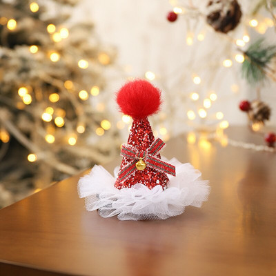 Noi agrafe de păr de Crăciun, pălărie, ac de păr pentru fete, cadou de festival, drăguț, ureche de cerb, conuri de pin, agrafe, accesorii pentru păr pentru adulți.