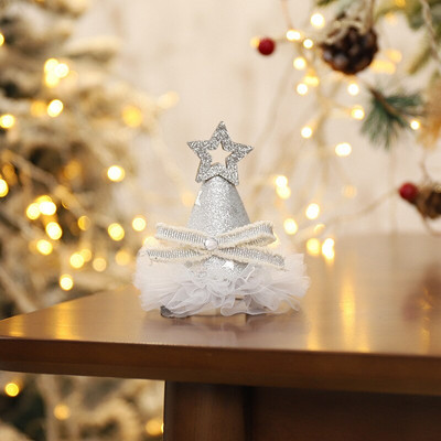 Noi agrafe de păr de Crăciun, pălărie, ac de păr pentru fete, cadou de festival, drăguț, ureche de cerb, conuri de pin, agrafe, accesorii pentru păr pentru adulți.