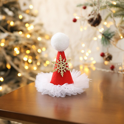 Noi agrafe de păr de Crăciun, pălărie, ac de păr pentru fete, cadou de festival, drăguț, ureche de cerb, conuri de pin, agrafe, accesorii pentru păr pentru adulți.