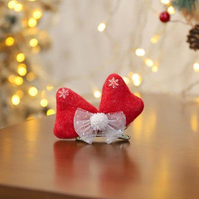 Noi agrafe de păr de Crăciun, pălărie, ac de păr pentru fete, cadou de festival, drăguț, ureche de cerb, conuri de pin, agrafe, accesorii pentru păr pentru adulți.