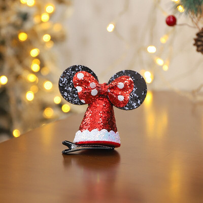 Noi agrafe de păr de Crăciun, pălărie, ac de păr pentru fete, cadou de festival, drăguț, ureche de cerb, conuri de pin, agrafe, accesorii pentru păr pentru adulți.