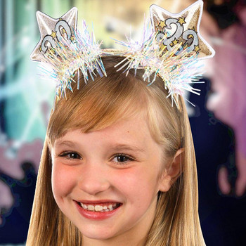 Διακόσμηση για Ευτυχισμένο το Νέο Έτος 2023 Κορδέλα για ενήλικες για παιδιά για πάρτι φωτογραφιών για χριστουγεννιάτικο πρωτοχρονιάτικο πάρτι Στεφάνη μαλλιών