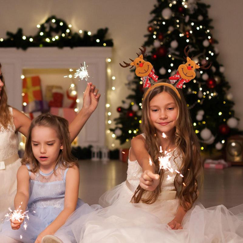 Trake za glavu Djeda Mraza Božićni obruči za kosu Pokrivala za glavu snjegovića Delikatna, otmjena otmjena elegantna modna personalizirana božićna frizura
