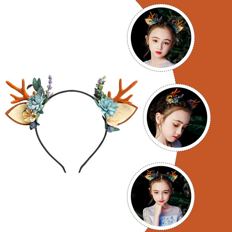 Peapael Hirvesarve sarved Lilled Juuksed Jõulud Peapaelad Haldjad Lilled Sarved Pidu Põhjapõdranaiste Aksessuaarid Pühad