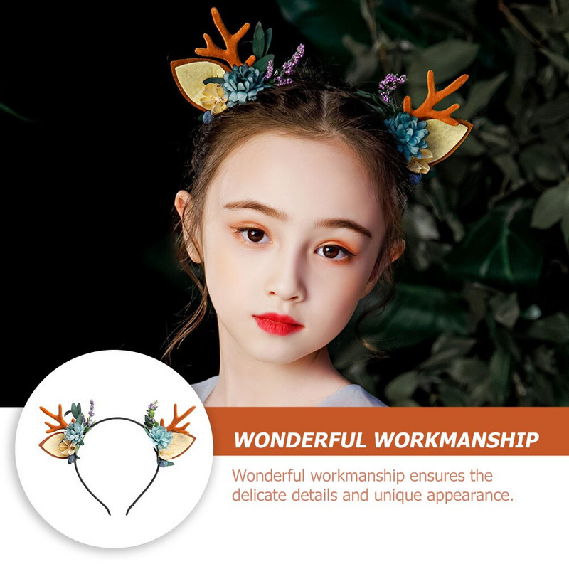 Peapael Hirvesarve sarved Lilled Juuksed Jõulud Peapaelad Haldjad Lilled Sarved Pidu Põhjapõdranaiste Aksessuaarid Pühad