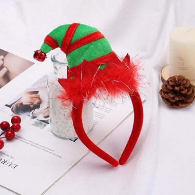 2tk Müts Jõulupeapael Triibuline Peapaelad Laste Juuksed Mütsid Peakatted Jõuluvana Kõrvad Peakate Juuksepael Tophat Aksessuaaridpeakate