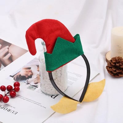 2tk Müts Jõulupeapael Triibuline Peapaelad Laste Juuksed Mütsid Peakatted Jõuluvana Kõrvad Peakate Juuksepael Tophat Aksessuaaridpeakate