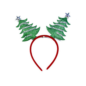 Χριστουγεννιάτικες στεφάνες με κορδόνια από κέρατα ταράνδου Χριστουγεννιάτικα παιδικά καλύμματα κεφαλής για παιδιά Χριστουγεννιάτικη στολή για πάρτι Πρωτοχρονιάς