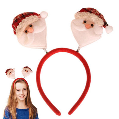 Santa Headbands Santa`s Little Helper Headwear Snowman Άγιος Βασίλης Snowmen Headband Christmas Headwear Snowmen Christmas Santa