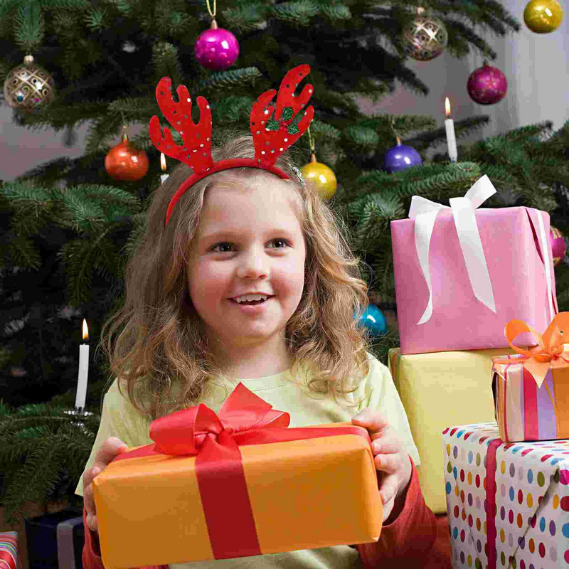 Crăciun, ren, bentițe pentru păr, coafură, bentiță pentru păr, pentru petrecere cu sclipici, bentițe pentru cap, elan, corn, cerb, animale, fulgi de zăpadă