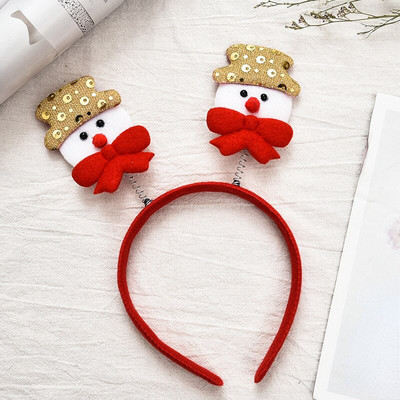 Merry Christmas Antlers Bandita Kawaii Craciun Cap Catarama Decor Mos Craciun Om de zapada Cap Port Accesorii de par pentru fete