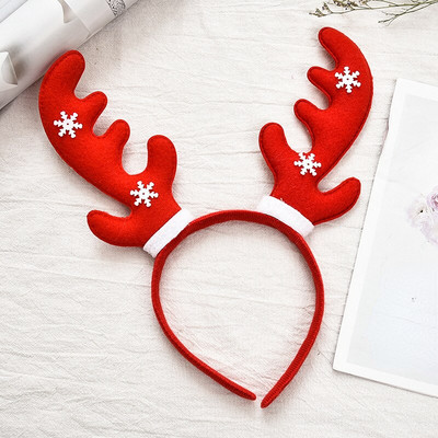 Merry Christmas Antlers Bandita Kawaii Craciun Cap Catarama Decor Mos Craciun Om de zapada Cap Port Accesorii de par pentru fete