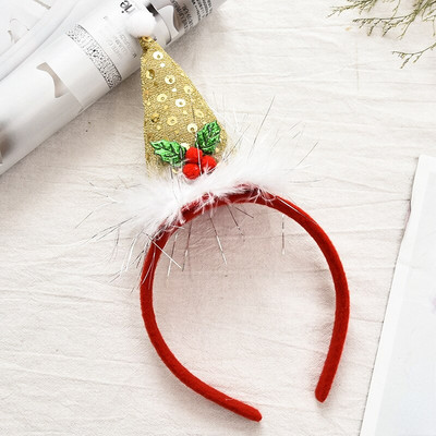 Merry Christmas Antlers Bandita Kawaii Craciun Cap Catarama Decor Mos Craciun Om de zapada Cap Port Accesorii de par pentru fete