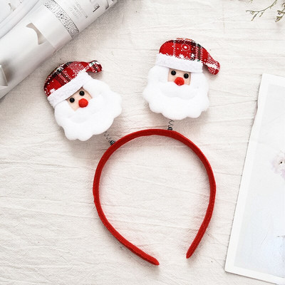 Merry Christmas Antlers Bandita Kawaii Craciun Cap Catarama Decor Mos Craciun Om de zapada Cap Port Accesorii de par pentru fete