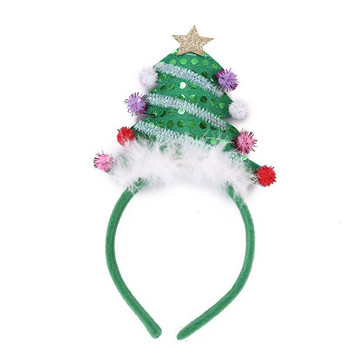 Δημιουργικό χριστουγεννιάτικο καπέλο και κορδέλα εορταστική διακόσμηση Παιδικό πάρτι γενεθλίων Ατμόσφαιρα Δώρα Δύο Επιλογές Δωρεάν αποστολή