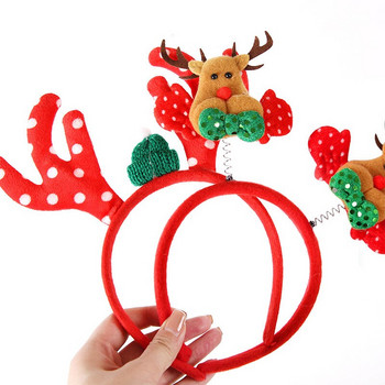 Χριστουγεννιάτικες κορδέλες 2023 Πρωτοχρονιά Δώρα για παιδιά Santa Elk Χιονάνθρωπος Αξεσουάρ μαλλιών Χριστουγεννιάτικη διακόσμηση Noel Natal Navidad 2022