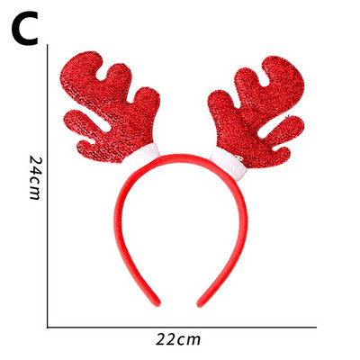 Χριστουγεννιάτικες κορδέλες 2023 Πρωτοχρονιά Δώρα για παιδιά Santa Elk Χιονάνθρωπος Αξεσουάρ μαλλιών Χριστουγεννιάτικη διακόσμηση Noel Natal Navidad 2022