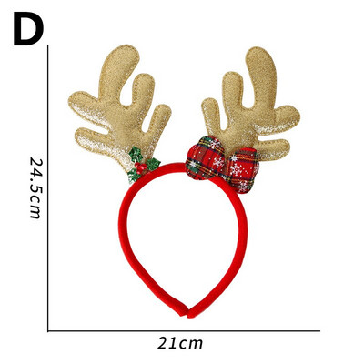 Χριστουγεννιάτικες κορδέλες 2023 Πρωτοχρονιά Δώρα για παιδιά Santa Elk Χιονάνθρωπος Αξεσουάρ μαλλιών Χριστουγεννιάτικη διακόσμηση Noel Natal Navidad 2022