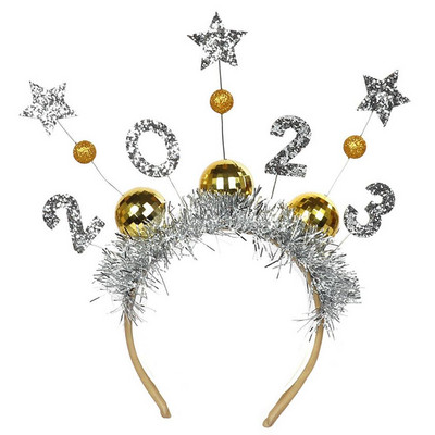 Head uut aastat 2023 Peakate Jõulukingitus Tähed Drcoration Peapael Häid jõule Peapael Juukserõngas Rhinestone Crown