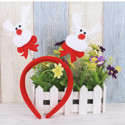 Božićni ukrasi Djeda Mraza, traka za glavu, kopča za glavu, slatki snjegović, medvjed, oblik losa za djecu, božićni poklon za zabavu MR0037