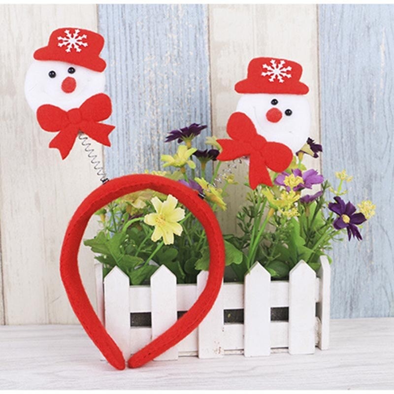 Božićni ukrasi Djeda Mraza, traka za glavu, kopča za glavu, slatki snjegović, medvjed, oblik losa za djecu, božićni poklon za zabavu MR0037