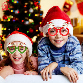 Нови очила за коледна украса Коледен подарък Празнично парти Творческа рамка за очила Консумативи за украса за коледно парти