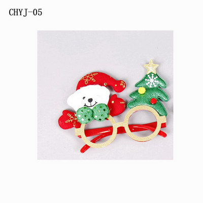 Нови очила за коледна украса Коледен подарък Празнично парти Творческа рамка за очила Консумативи за украса за коледно парти