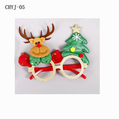 Нови очила за коледна украса Коледен подарък Празнично парти Творческа рамка за очила Консумативи за украса за коледно парти