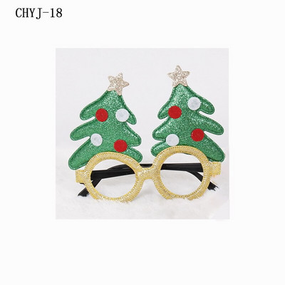 Нови очила за коледна украса Коледен подарък Празнично парти Творческа рамка за очила Консумативи за украса за коледно парти