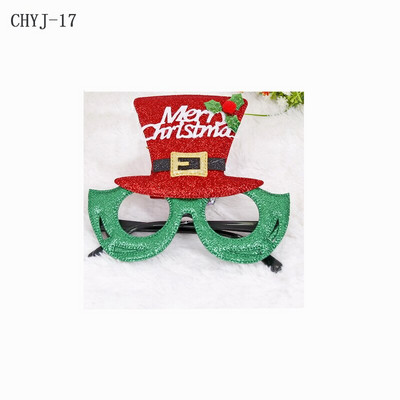Нови очила за коледна украса Коледен подарък Празнично парти Творческа рамка за очила Консумативи за украса за коледно парти