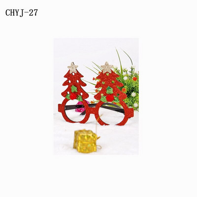 Нови очила за коледна украса Коледен подарък Празнично парти Творческа рамка за очила Консумативи за украса за коледно парти