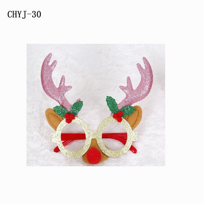 Нови очила за коледна украса Коледен подарък Празнично парти Творческа рамка за очила Консумативи за украса за коледно парти